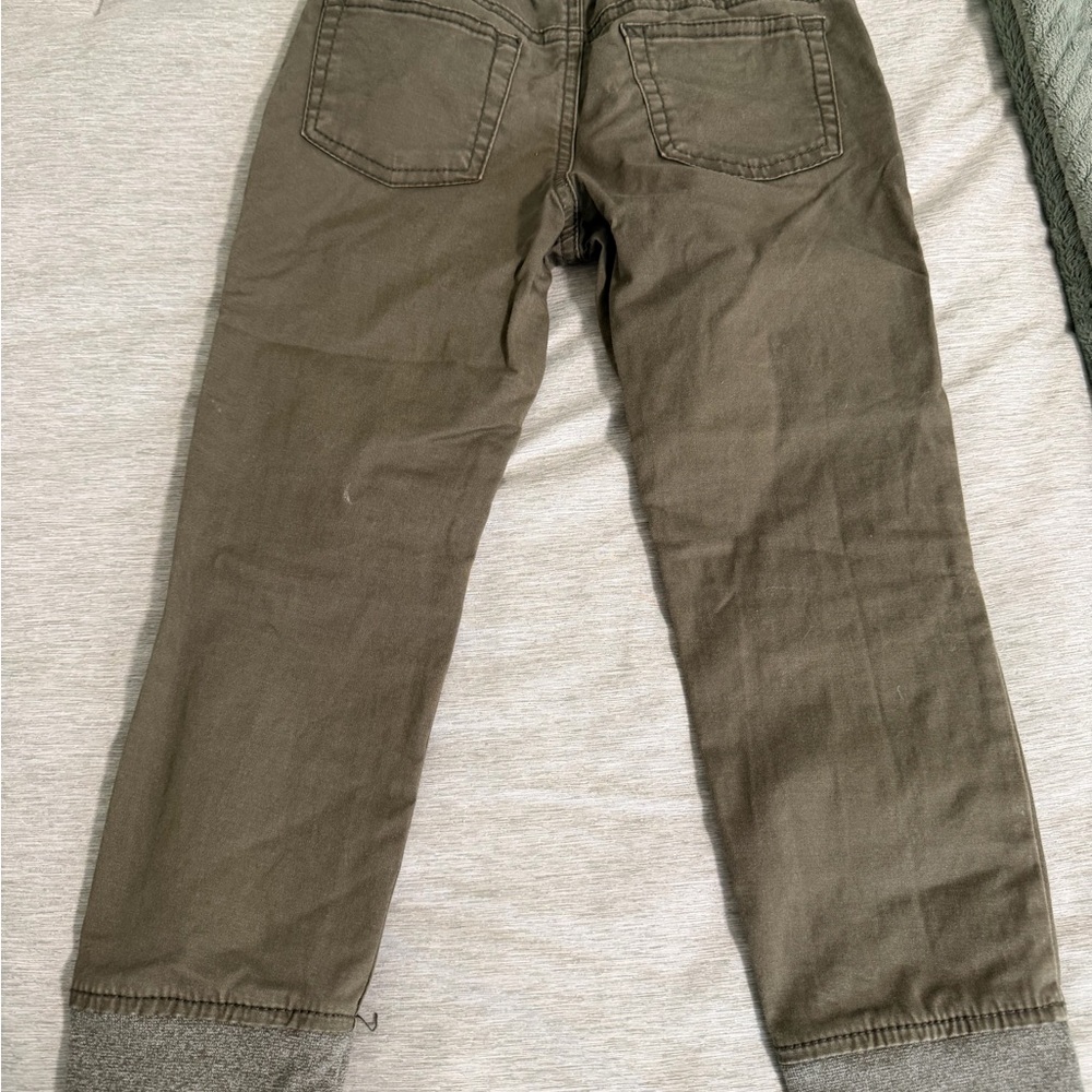 Cat & Jack Kids Joggers - Olive and Gray - Picture 6 of 7